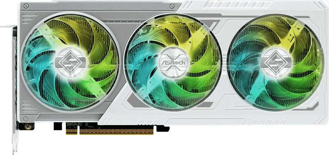 Kartelë grafike ASRock RX 9060 XT Steel Legend OC 16GB GDDR6 e bardhë