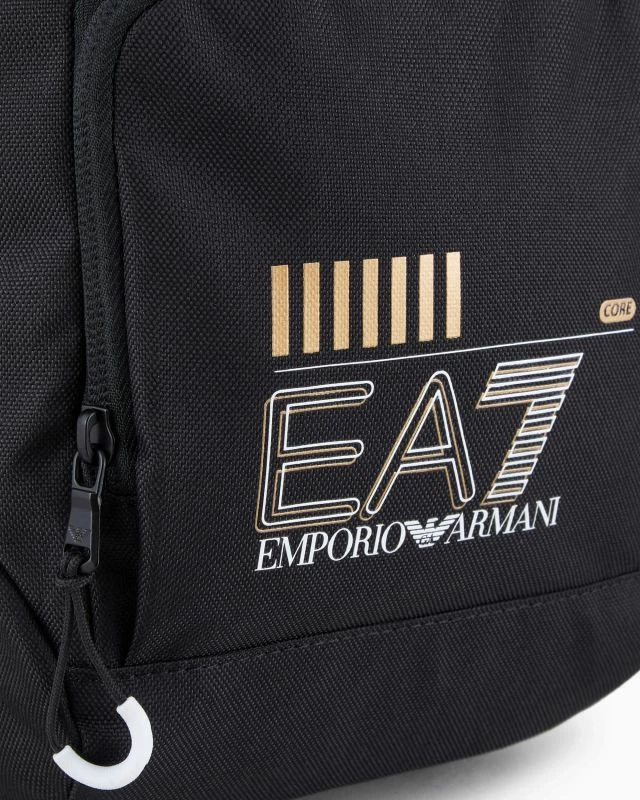 Çantë krahu për meshkuj Emporio Armani, e zezë