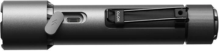 Elektrik dore taktik HOTO QWSDT005, 2300lm, 3100mAh, USB-C, Gri