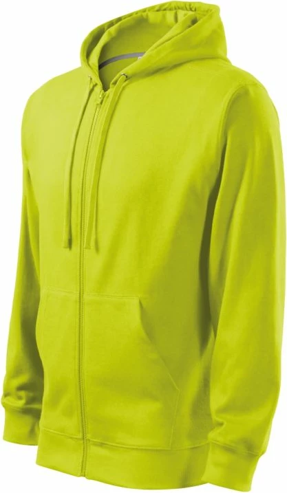 Duks me zinxhir Malfini Trendy Zipper për meshkuj, ngjyrë jeshile