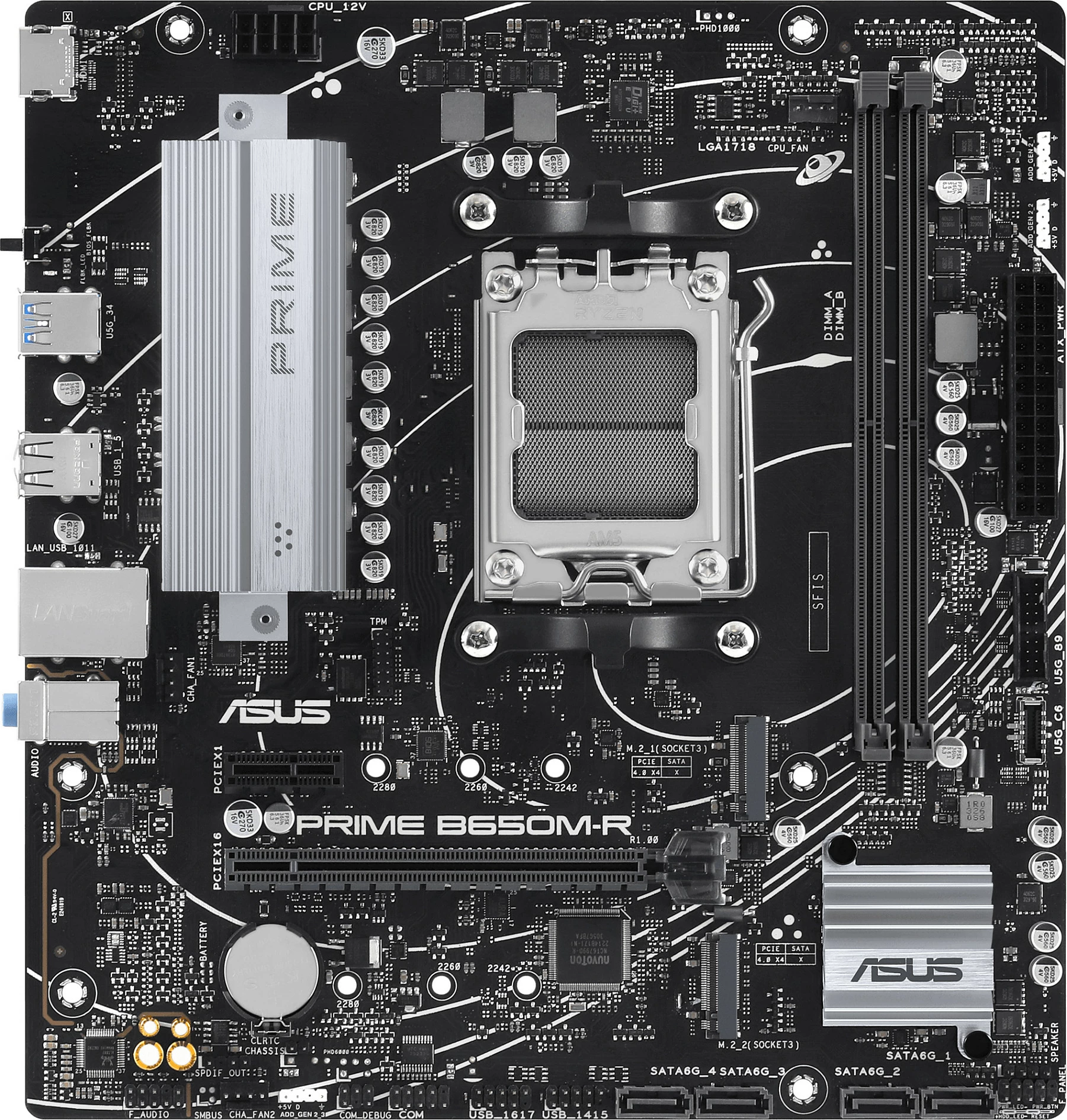 Pllakë amë ASUS PRIME B650M-R, Socket AM5, DDR5, 96 GB