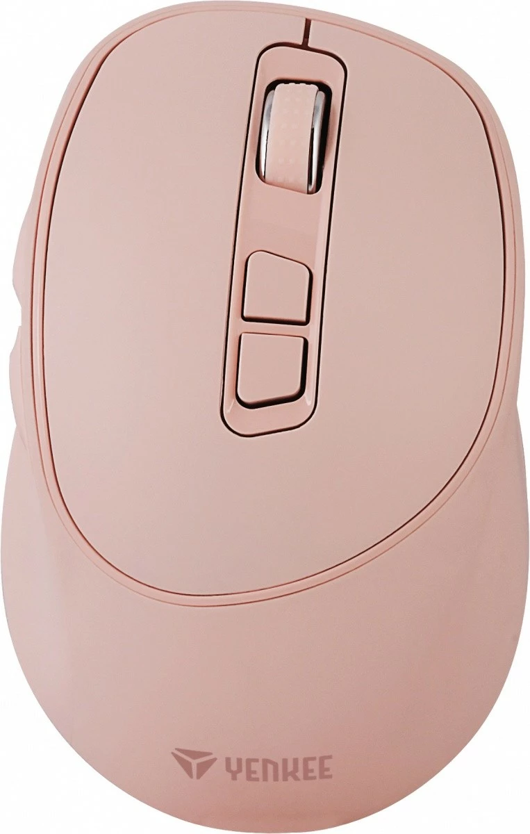 Maus wireless YENKEE SLIDER YMS 2080PK, 2400 DPI, 6 butona, Powder Pink