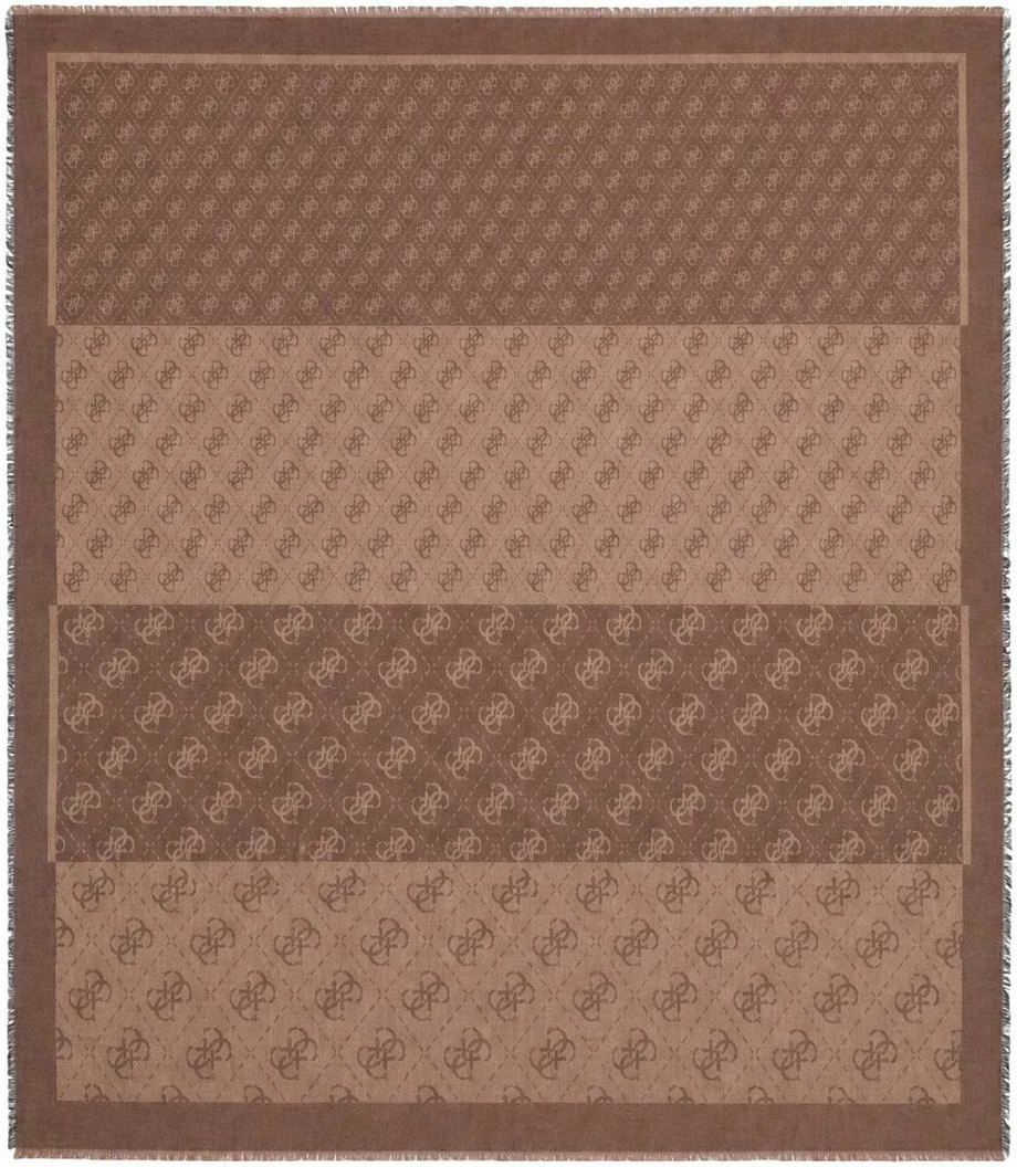 Shall për femra Guess Lindsey Jacquard AW5526 VIS03, kafe