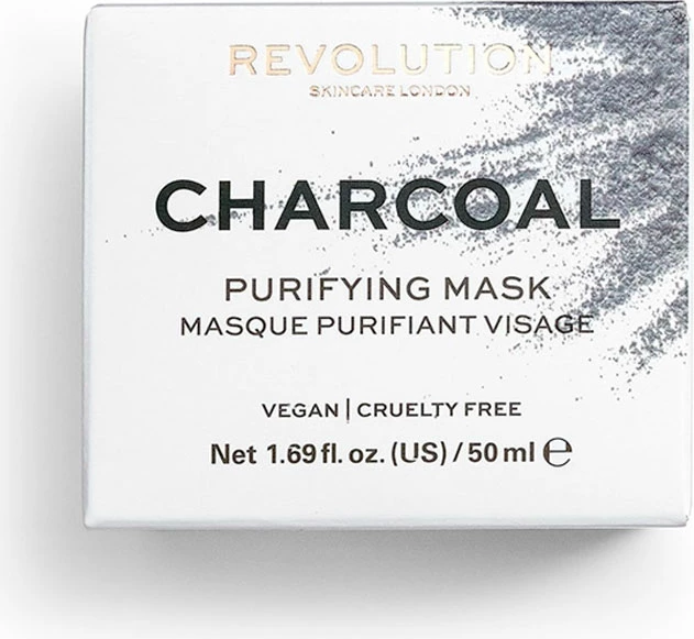 Maskë për fytyrë Revolution Skincare Charcoal Purifying Mask, 50 ml