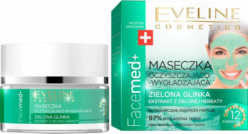 Maskë fytyre Eveline Cosmetics Facemed+ për femra 50ml