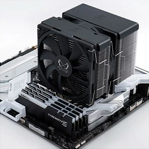 Ftohës ajri për CPU Scythe Fuma 3, 2x120mm PWM, LGA1700/AM5, i zi
