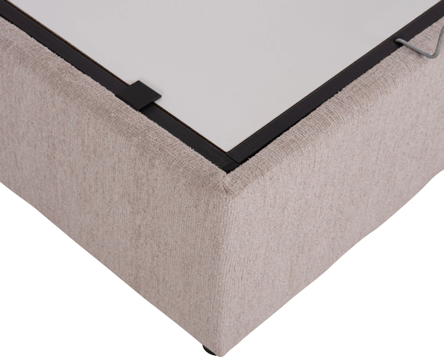 Krevat dopio me hapësirë për depo, stof bezh, DOLORES FH631.32, për dyshek 160x200cm