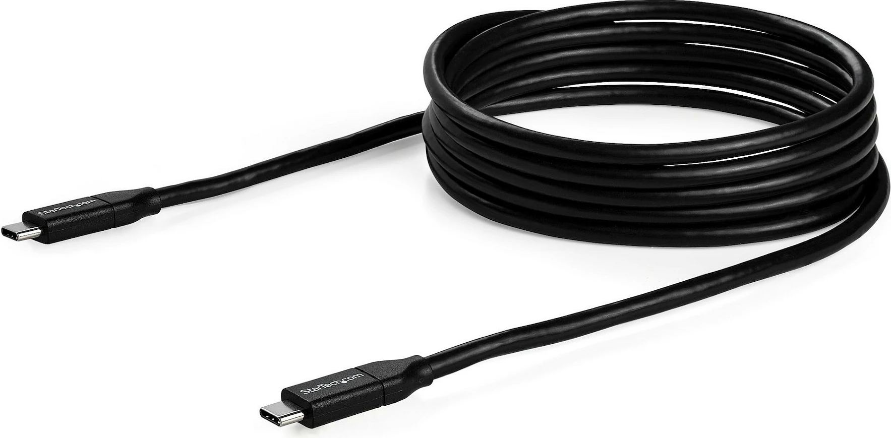 Kabllo USB-C në USB-C StarTech USB2C5C2M, 2m, USB 2.0, PD 100W (5A), e zezë