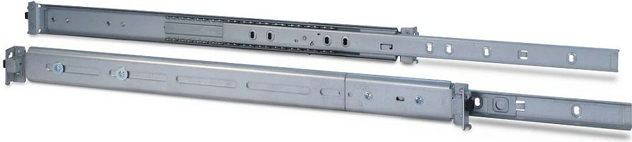 Set shina teleskopike Inter-Tech 18" për rack 1U, 455 mm, argjend