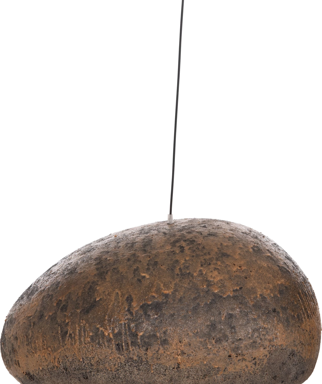 Llambë tavani varëse STONER (L), pamje guri, kafe/gri, FH4419.03, 73x55x40cm