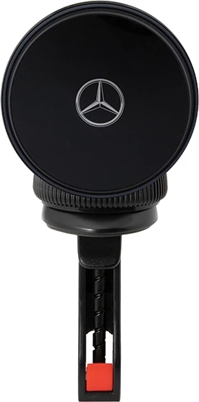 Mbajtës magnetik Mercedes Silver Star MagSafe për veturë, karikim wireless, i zi