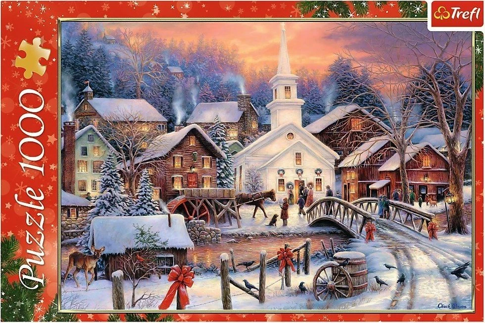 Puzzle Trefl 10602 White Christmas, 1000 pjesë