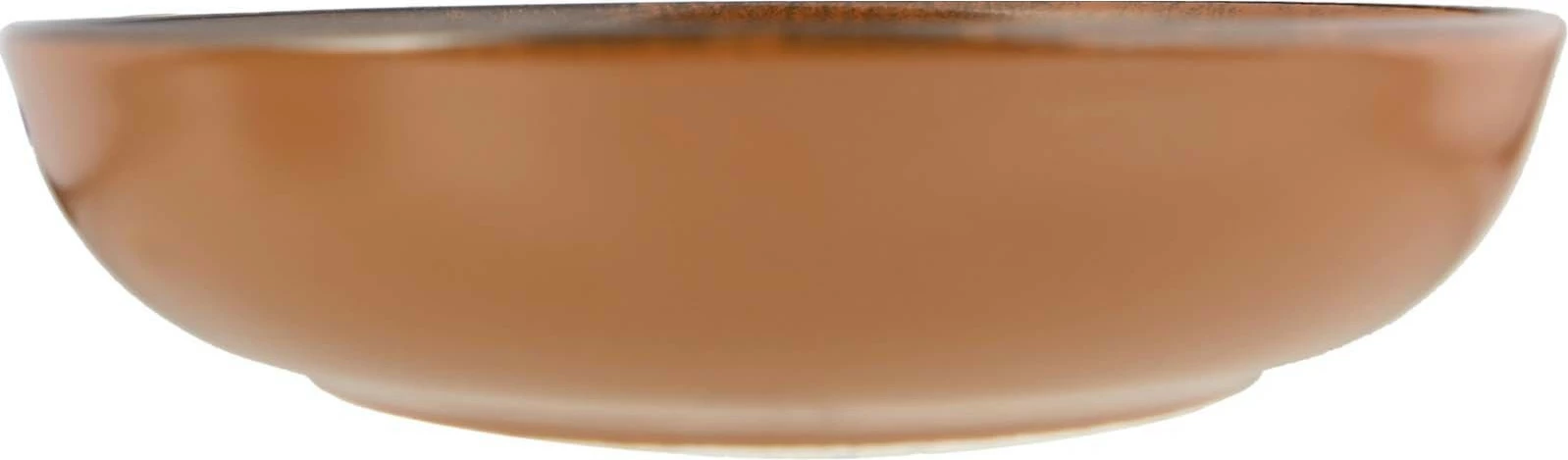 Pjatë coupe Porland Lykke Ø220 mm, kafe, set 6 copë