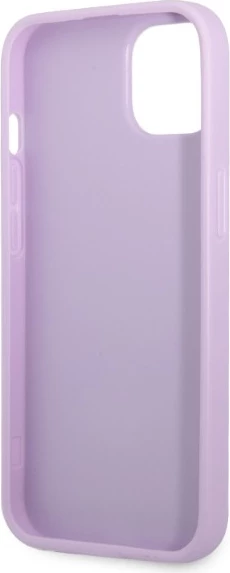 Mbështjellës Guess GUHCP13SPS4MU për iPhone 13 mini 5.4", Saffiano 4G Small Metal Logo, vjollcë