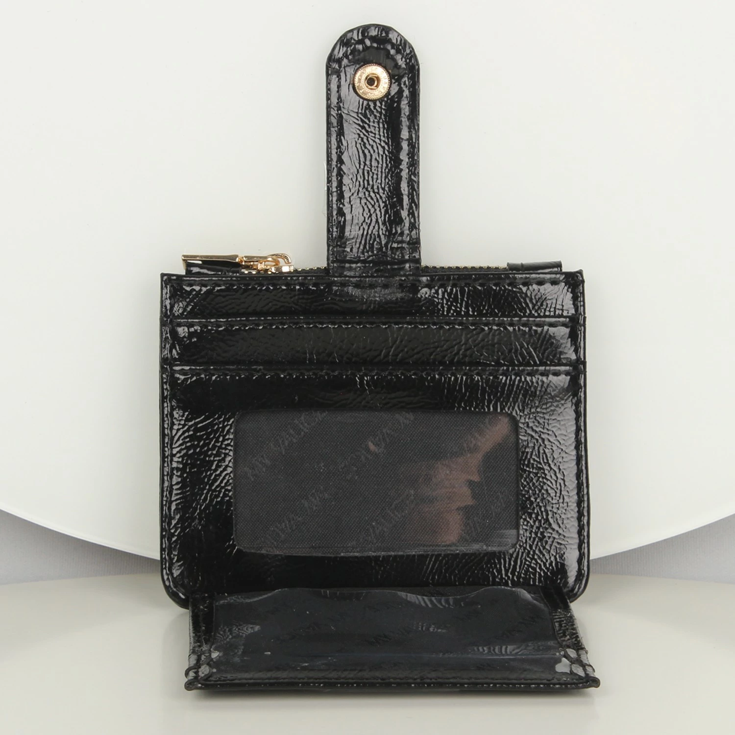 Portofol prej lëkure, ngjyrë e zezë, Zoozie Bags, 1241