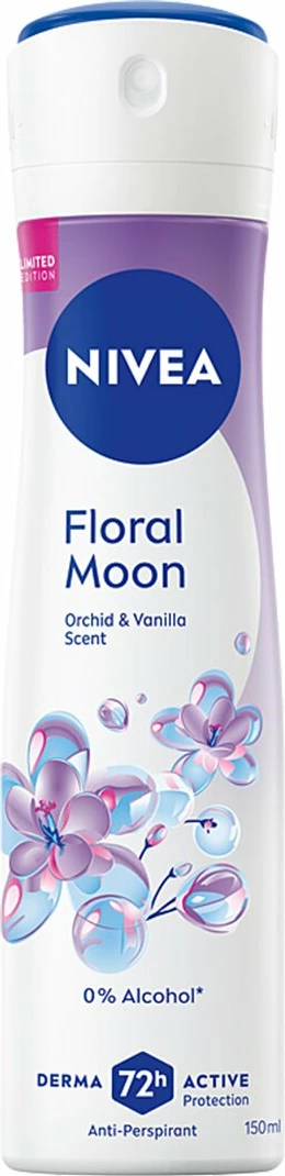 Spray antiperspirant për femra Nivea Floral Moon 150ml