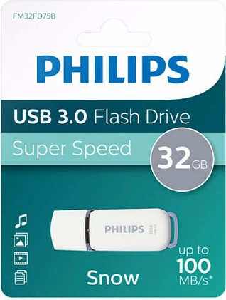 USB stick Philips Snow Edition 32GB USB 3.0, gri