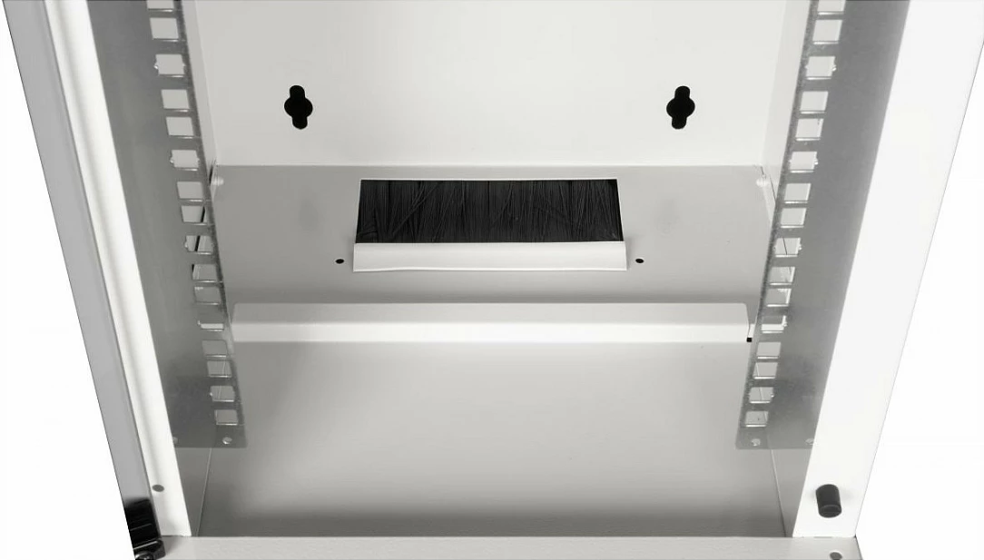 Rack n'mur EQUIP ECO 10" 9U 300x300mm, derë xhami të kalitur, gri e çelët