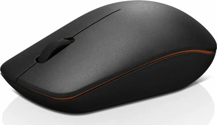 Maus Lenovo 400 Wireless GY50R91293 1200 DPI, i zi/portokalli, me nano receiver