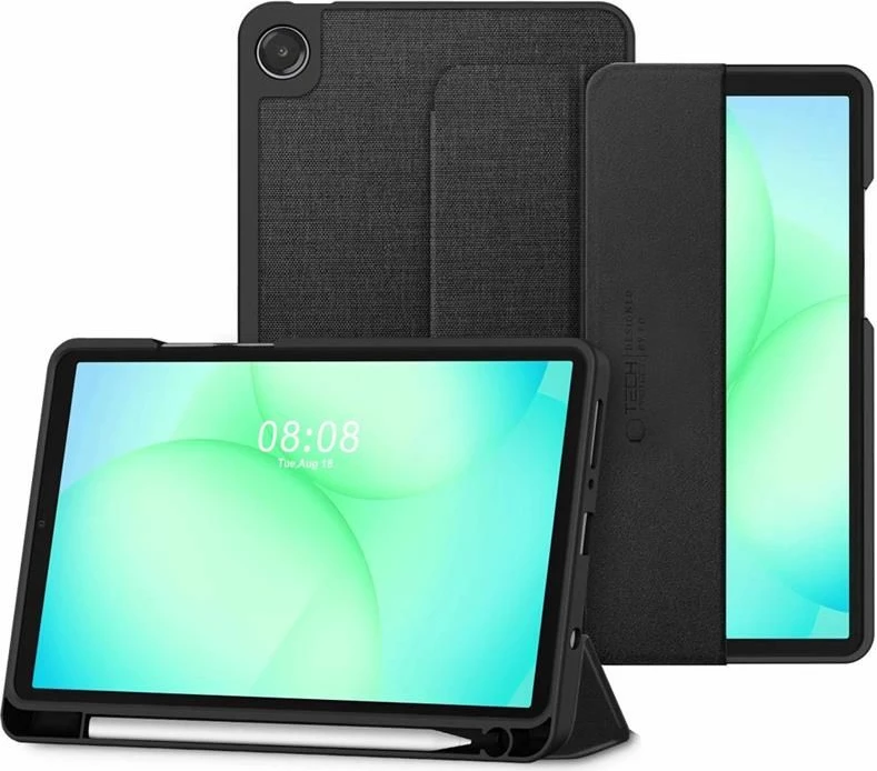 Mbështjellës për tablet Tech-Protect SC Pen Canvas për Samsung Galaxy Tab A9 / Tab A11 8.7 (X110/X115/X133/X135), i zi, 1 copë