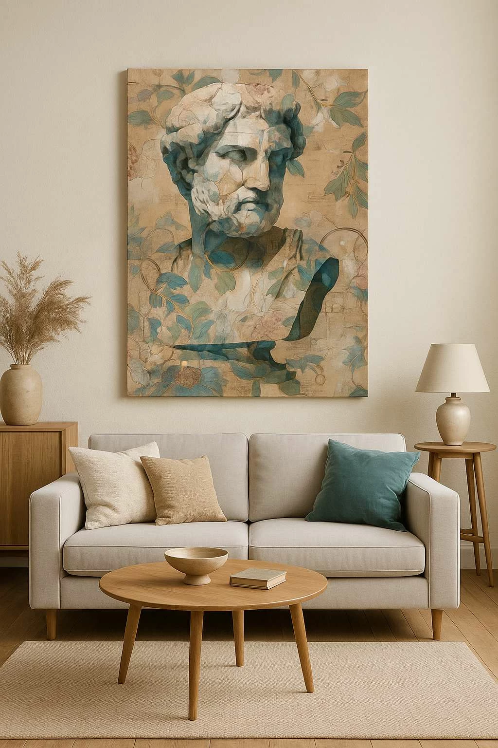 Pikturë dekorative në kanavacë, shumëngjyrëshe, Wallity, HM_Cnvs26-4, 50x70cm