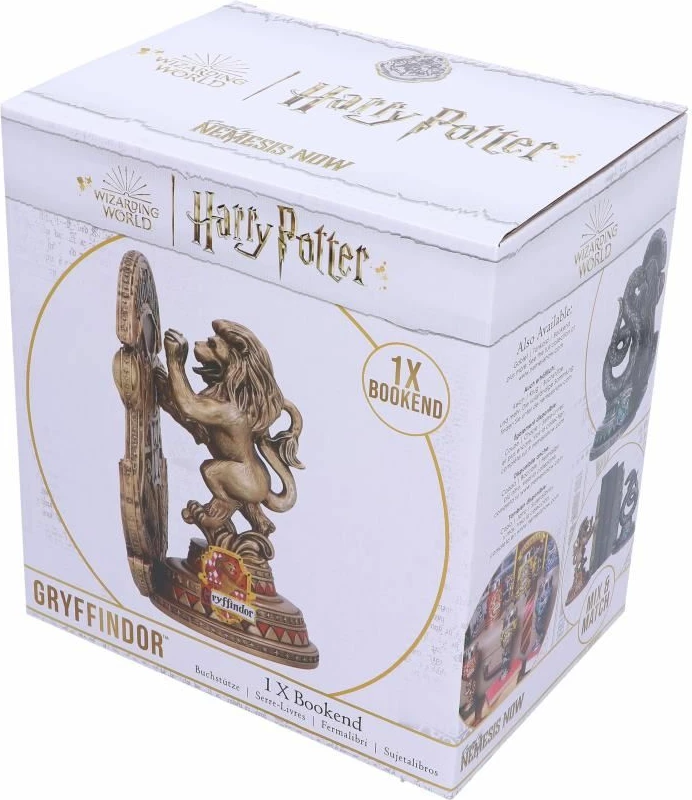 Mbajtëse libri NEMESIS NOW Harry Potter Gryffindor, rezinë e pikturuar me dorë, kuqe/ari