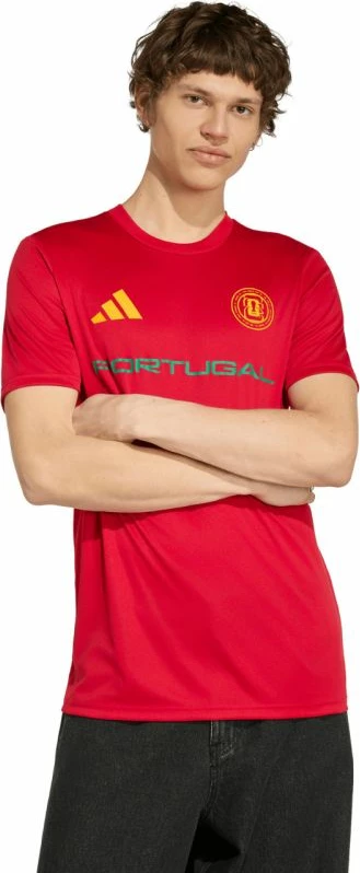 Fanellë futbolli për meshkuj adidas Portugal 26 Away KH2310, e kuqe