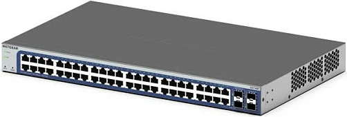 Switch NETGEAR GS748Tv6, 48x Gigabit, 2x Combo SFP, rack 1U, gri