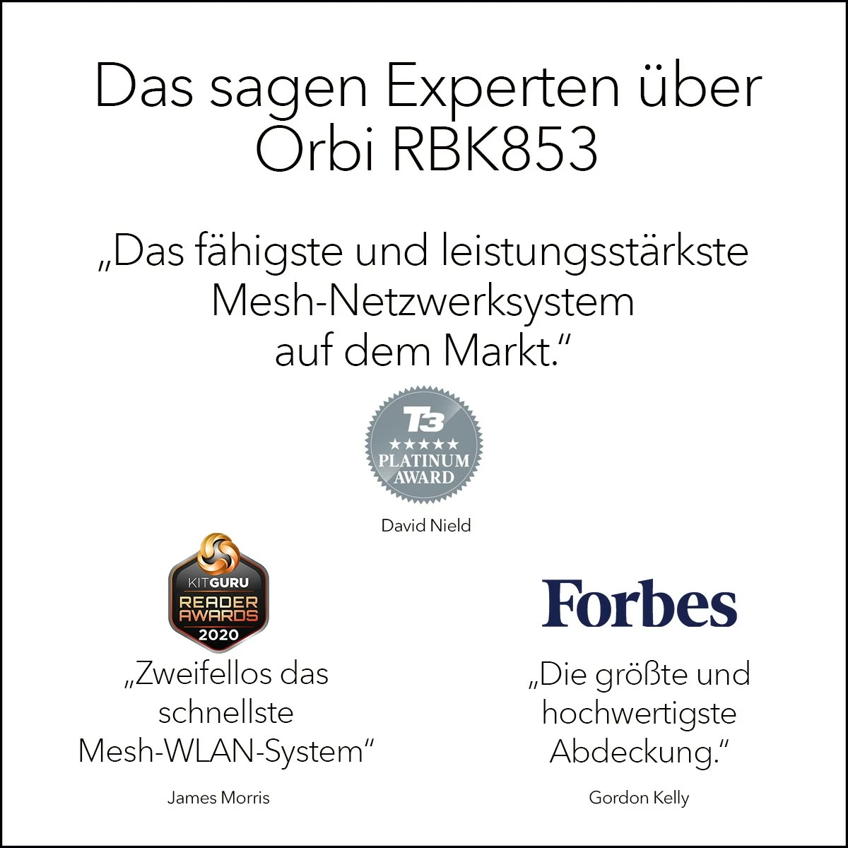 Sistem mesh NETGEAR Orbi RBK853 AX6000, WiFi 6, Gri