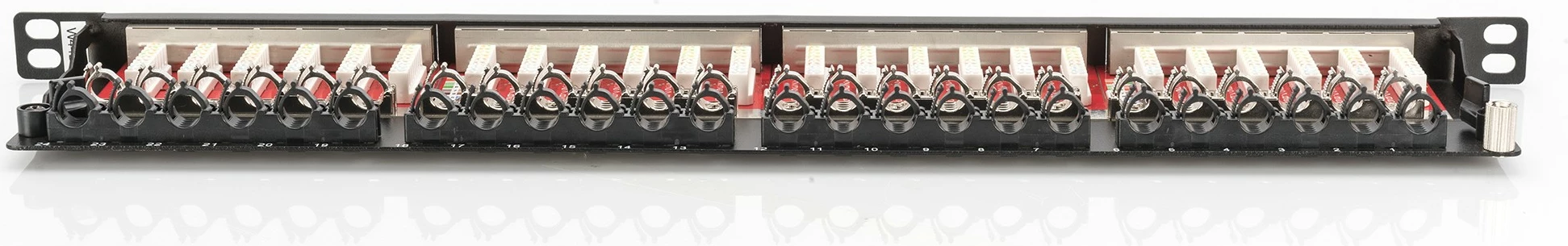 Patchpanel Digitus 24-port Cat6a, i zi