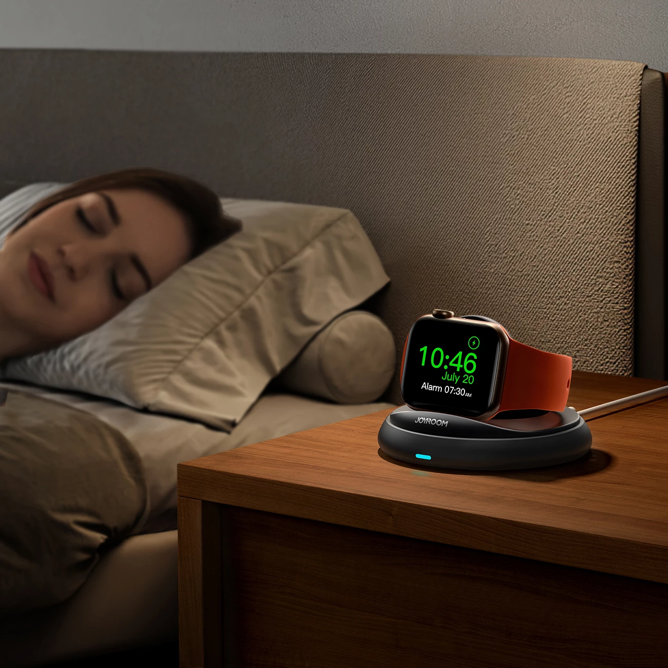 Karikues wireless i palosshëm për Apple Watch Joyroom JR-W12, MagSafe, USB-C, i zi