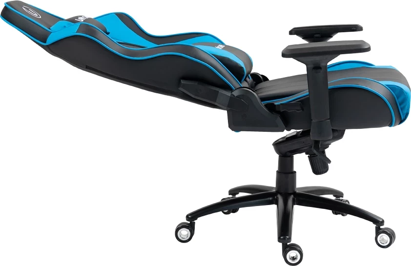 Karrige gaming/zyre UVI Sport XL UVI9001, shpinore 90-180°, mekanizëm multi-funksional, mbështetëse krahu 4D, deri 185 kg, blu