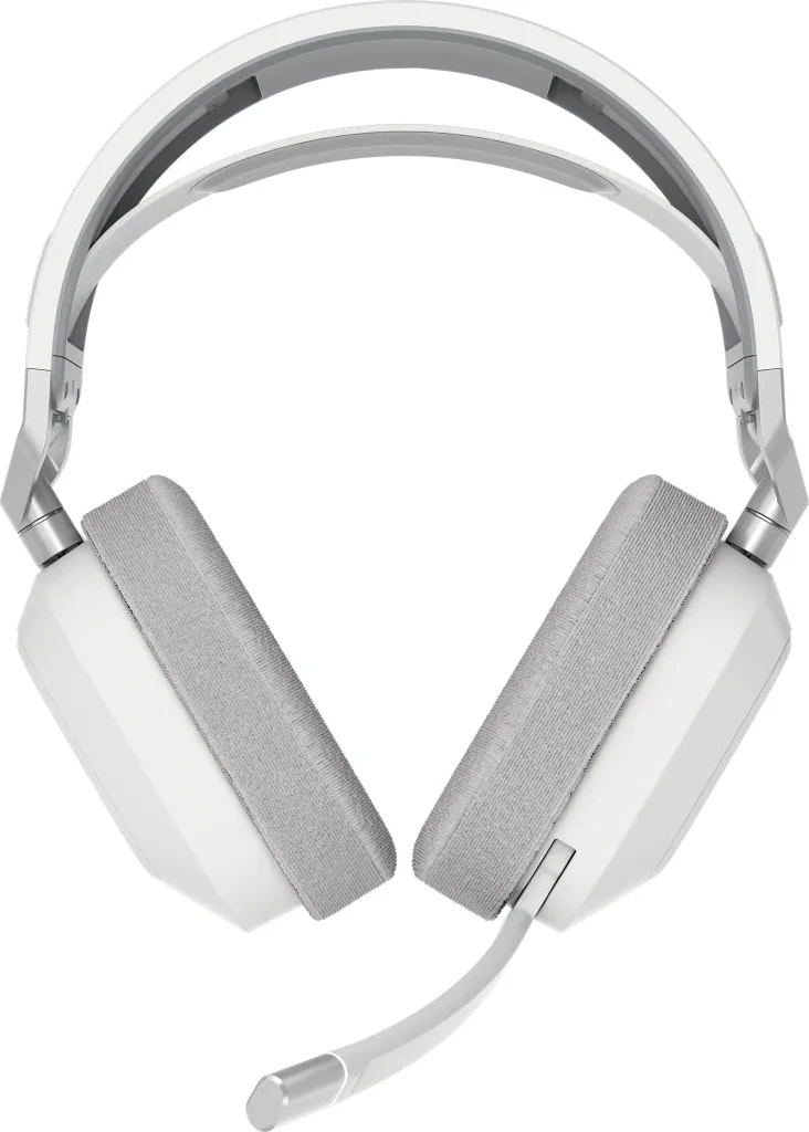 Kufje Corsair HS80 Max Wireless, pa tela, të bardha