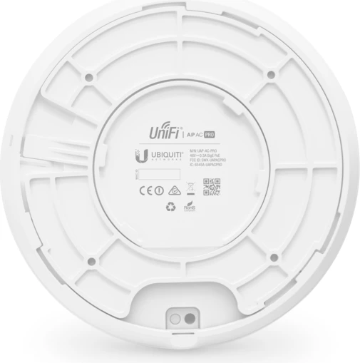 Pikë aksesi Wi‑Fi Ubiquiti UAP-AC-PRO 802.11ac, 3x3 MIMO, 2.4/5GHz, PoE, 2x Gigabit Ethernet, e bardhë
