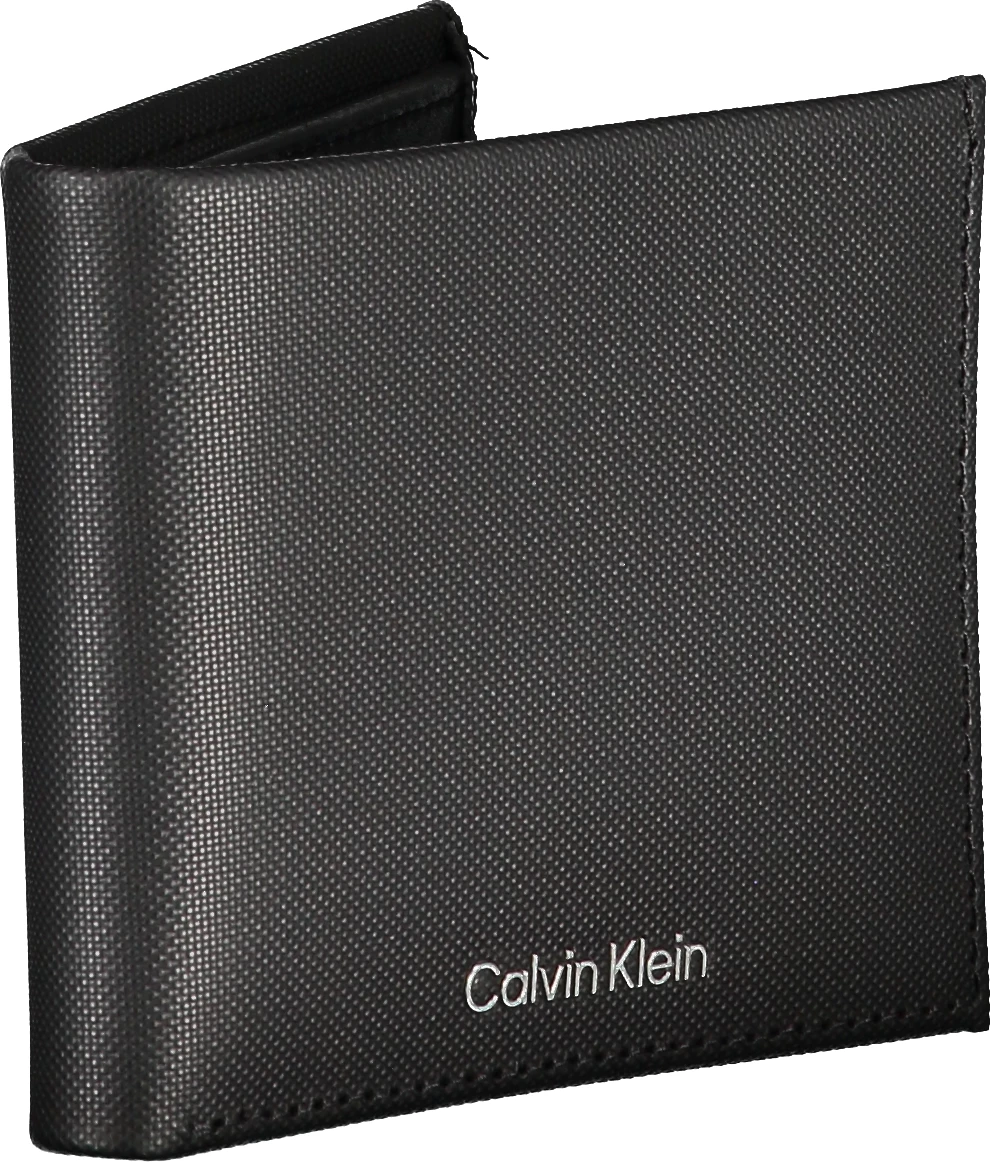 Portofol për meshkuj Calvin Klein, i zi