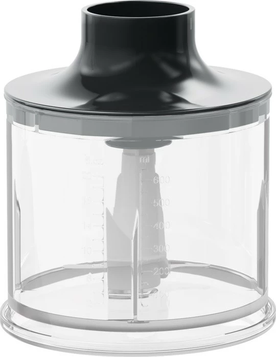 Blender dore Electrolux Create 4 E4HB1-6GG 600W, 10 shpejtësi, set me rrahëse + gotë matëse 600 ml + grirës mini 600 ml, i zi