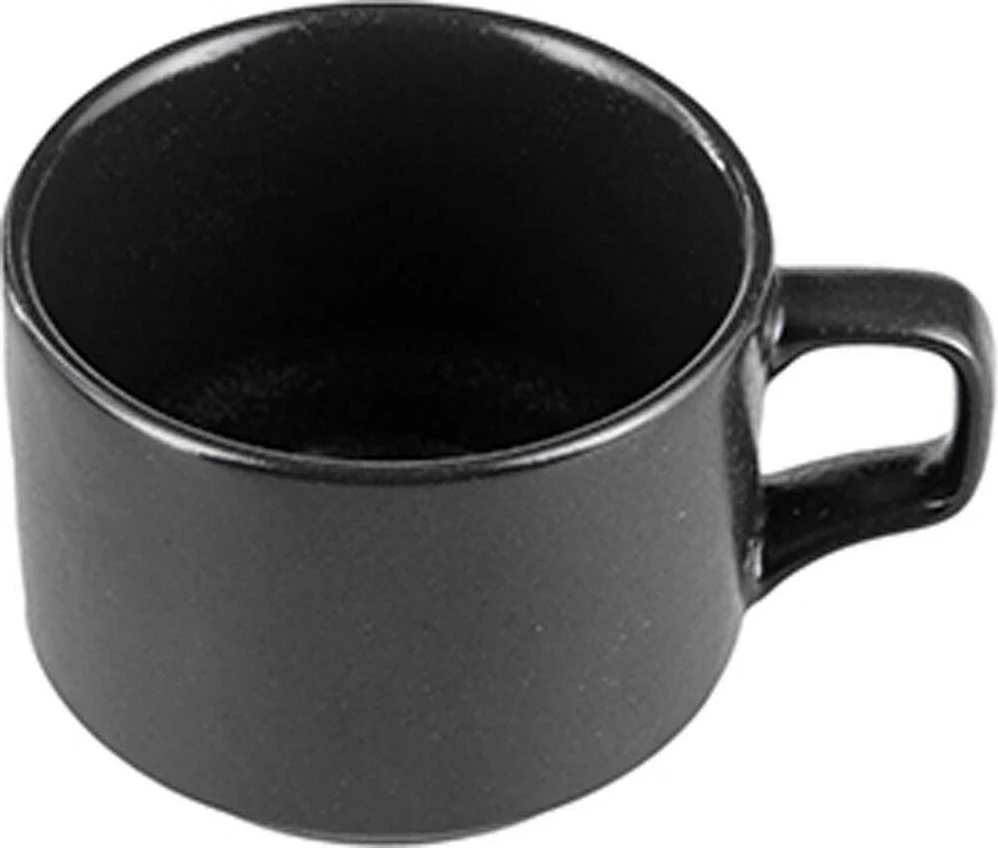 Filxhan i stivueshëm Porland Seasons Coal 200 ml, i zi, set 6 copë