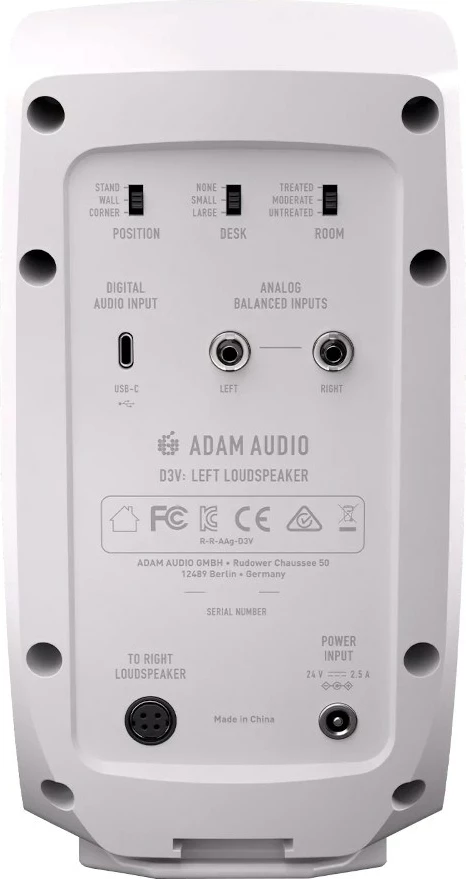 Monitorë studio ADAM AUDIO D3V, të bardhë