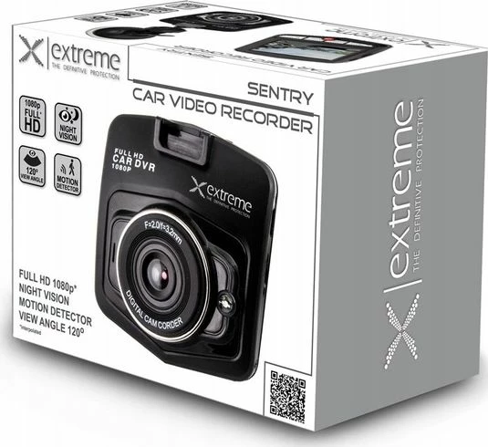 Kamerë dashcam Esperanza Sentry-XDR102 Full HD 1080p 2.4" 120°, e zezë