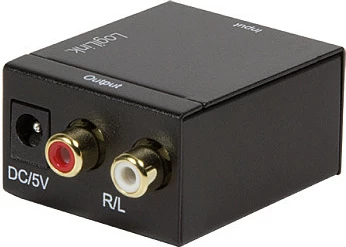Konvertues audio LogiLink, Digital në Analog SPDIF/COAX, dalje RCA R/L, DC 5V