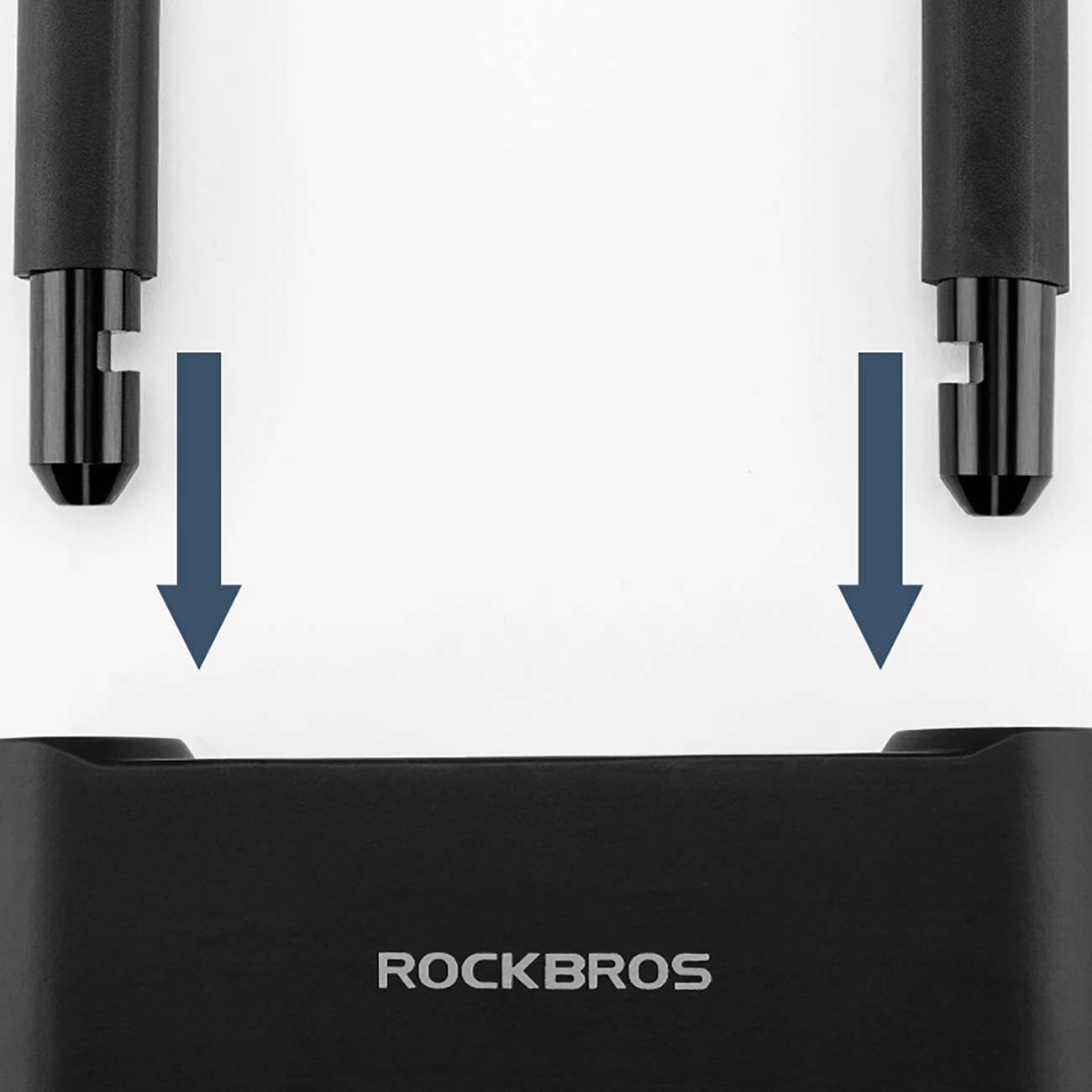 Dryn biçiklete smart Rockbros 32210818001, fingerprint + Bluetooth, karikim USB-C, set me 2 çelësa, i zi
