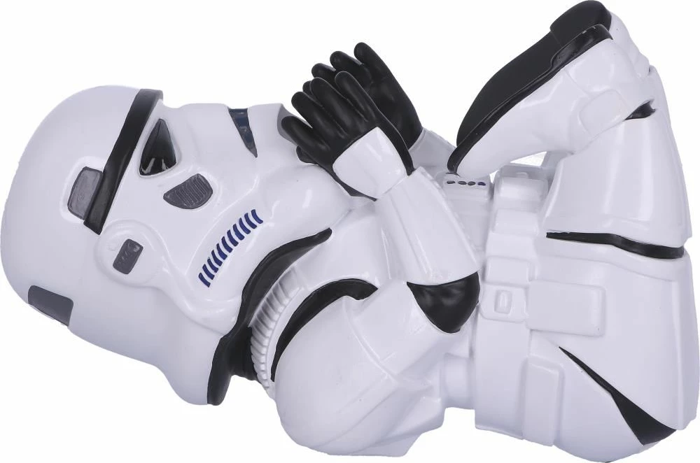Figurinë mbajtëse shisheje NEMESIS NOW Stormtrooper Guzzler 22 cm, bardhë/zi
