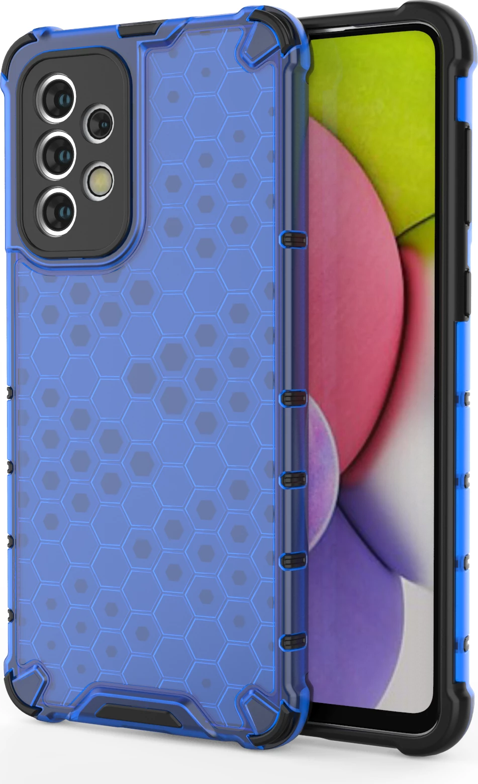 Mbështjellës Hurtel Honeycomb për Samsung Galaxy A33 5G, Blu