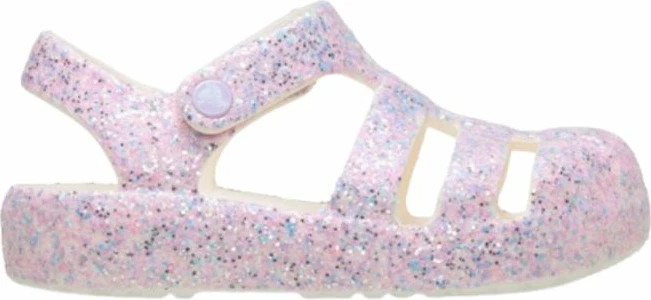 Sandale për fëmijë Crocs Classic Glitter Fisherman 212644 0WV, rozë