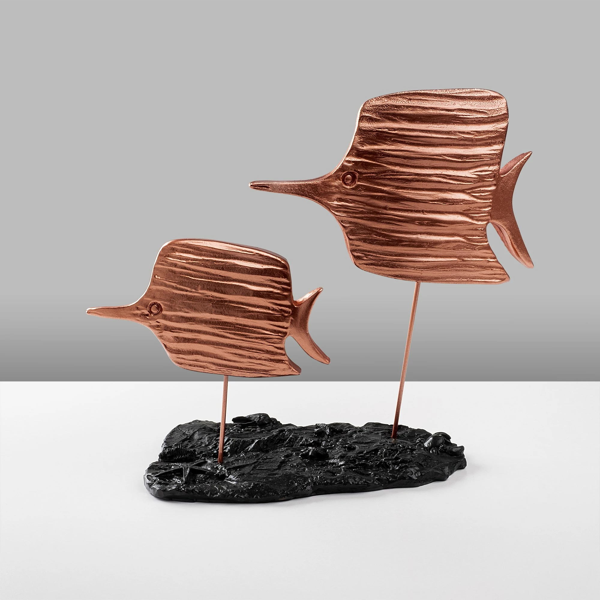 Objekt dekorativ Aberto Design, Copperband 2, ngjyrë bronzi
