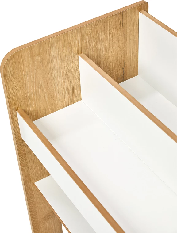 Raft Seagull, ngjyrë natyrale-bardhë, MDF, 57x34x70cm