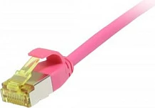 Patch kabëll rrjeti Synergy21 RJ45 Cat6A 0.15 m Slimline 500MHz, magenta
