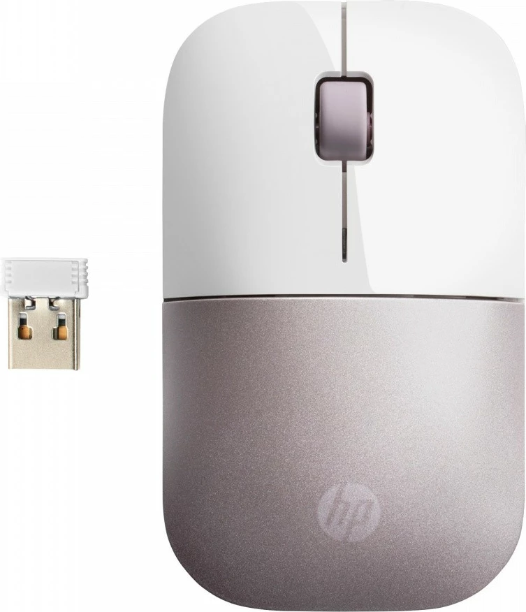 Maus wireless HP Z3700 4VY82AA#ABB 1200 DPI, USB nano receiver, 3 butona, rozë/bardhë