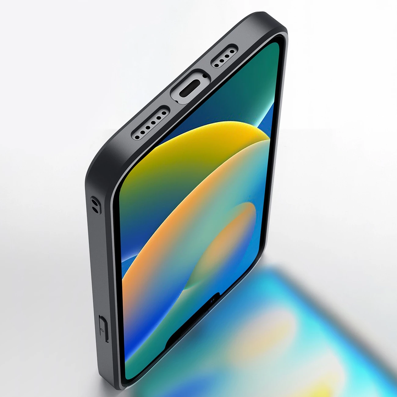 Mbështjellës Dux Ducis Fino për iPhone 14 Plus, najlon, Blu