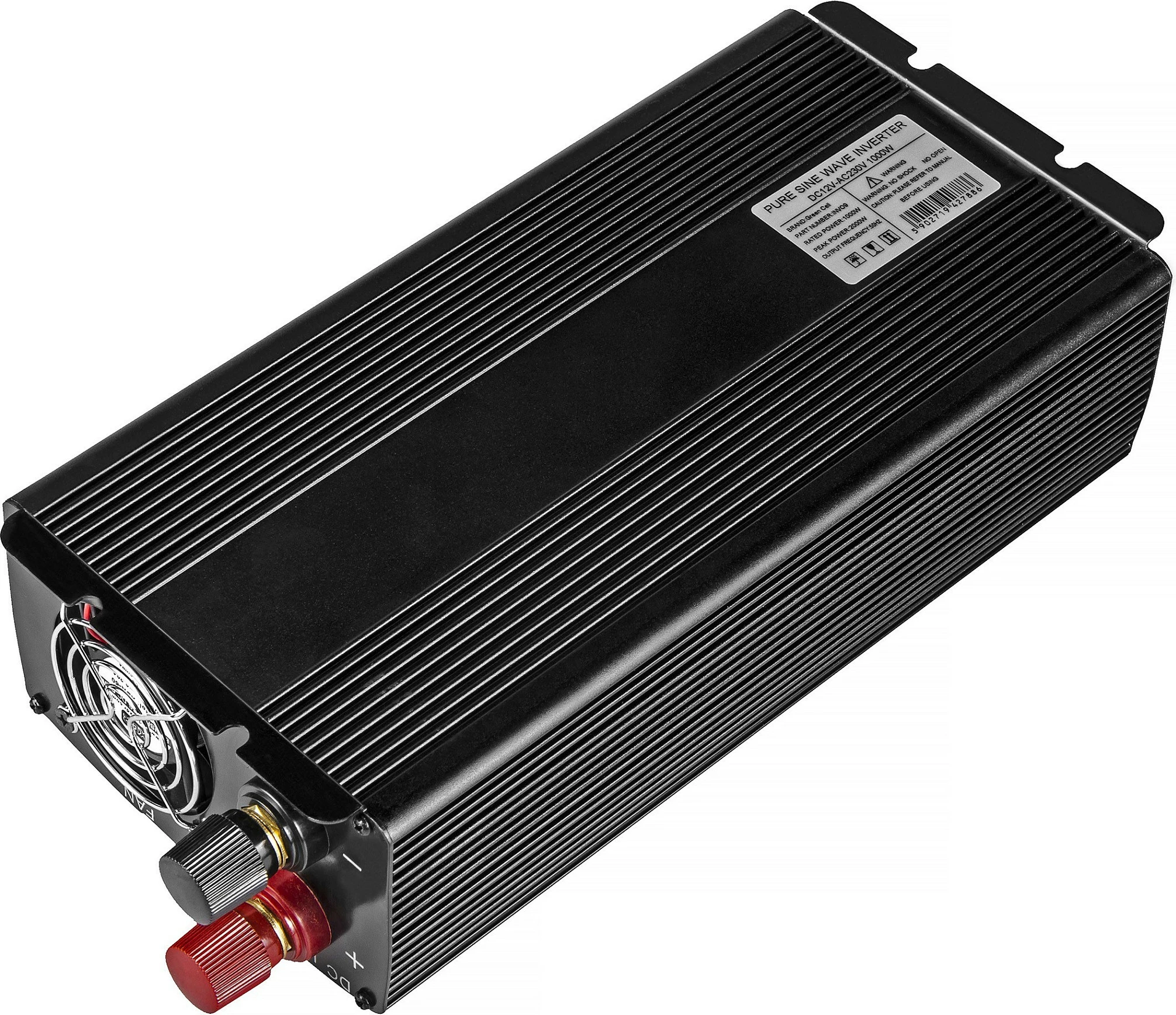Inverter rryme Green Cell INV09, 12V në 230V, 1000W, i zi
